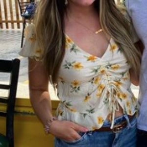 Sunflower Crop Top from American Eagle